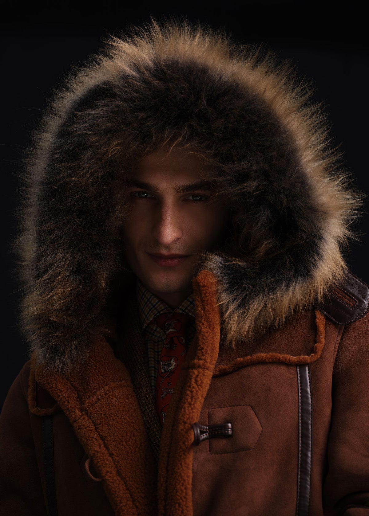 Shearling Toggle Coat - Paul Stuart Sale