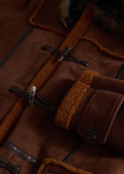 Shearling Toggle Coat - Paul Stuart Sale