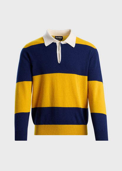 Lightweight Cashmere Rugby Sweater - Paul Stuart Signature