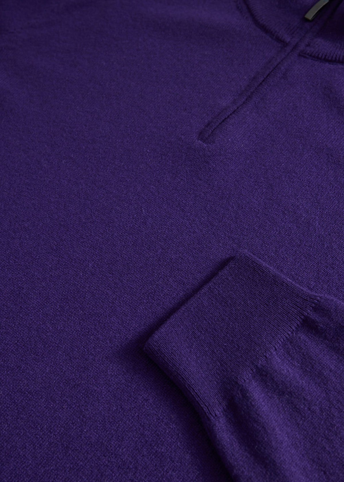 Essential Cashmere Quarter Zip Sweater - Paul Stuart Premium