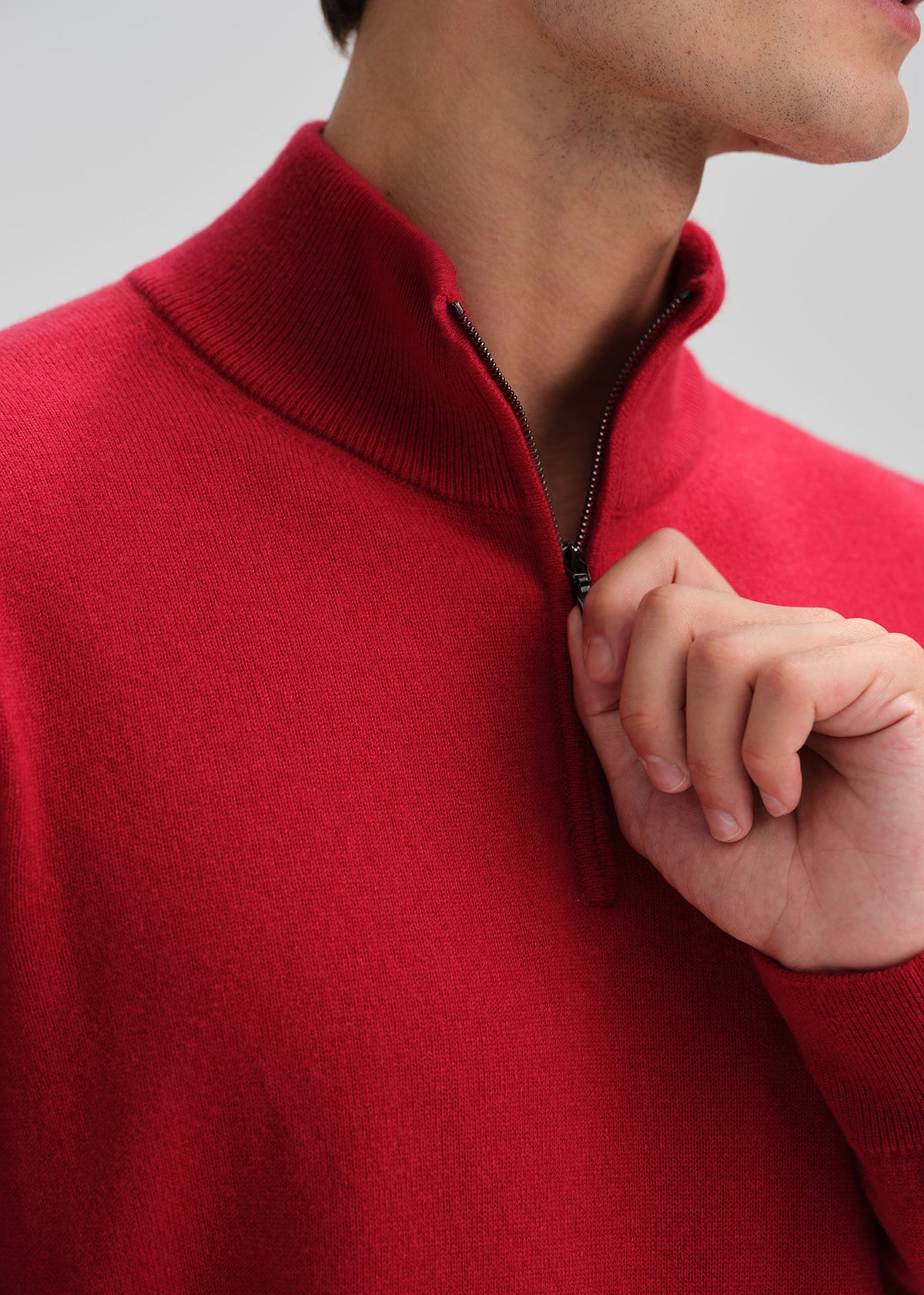 Essential Cashmere Quarter Zip Sweater - Paul Stuart Best Price