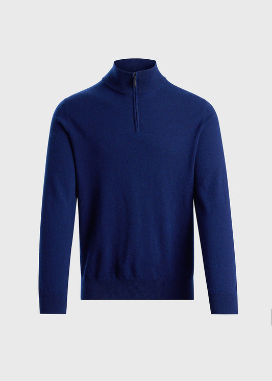Essential Cashmere Quarter Zip Sweater - Paul Stuart Deals