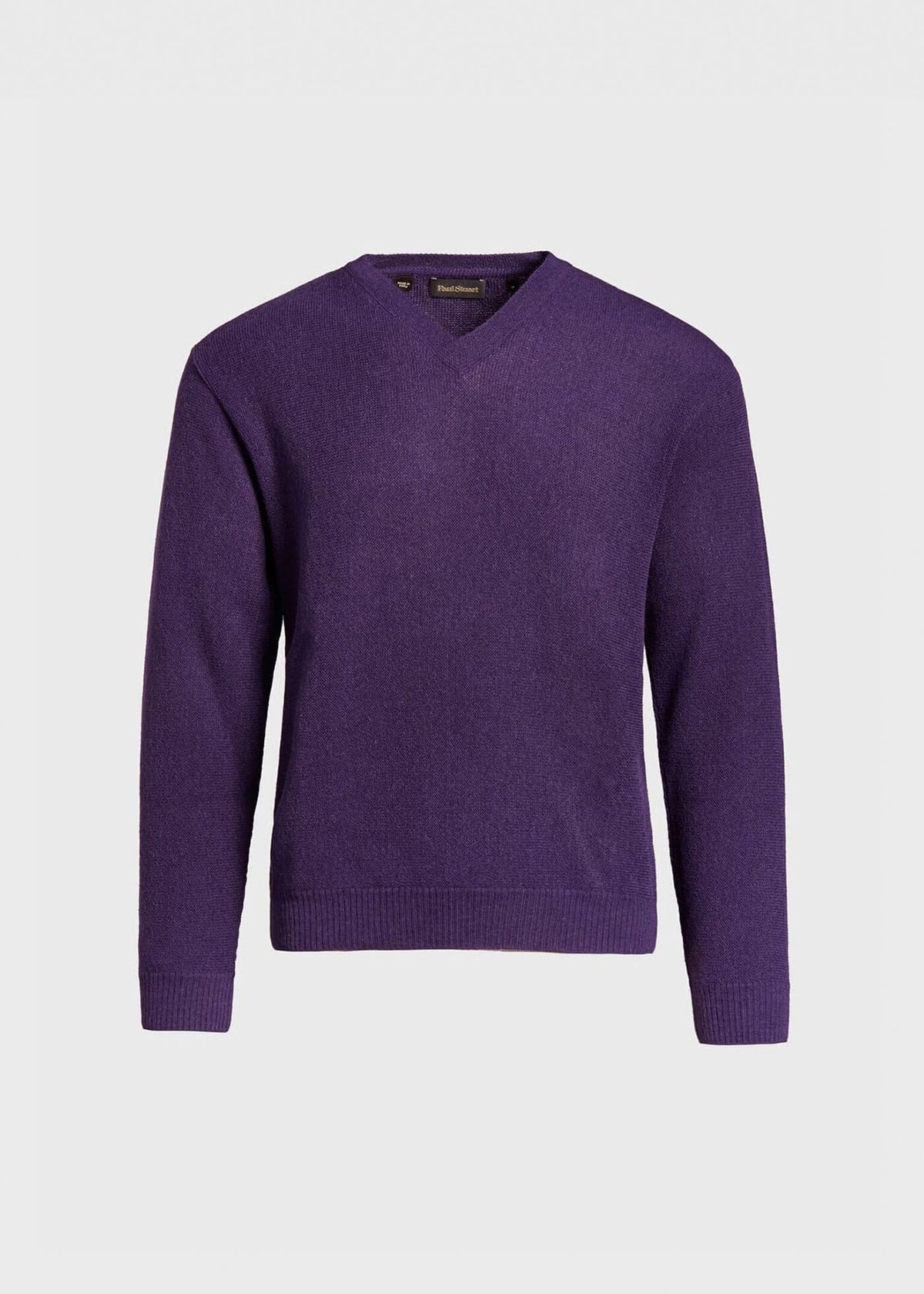 Classic Alpaca Links V-Neck Sweater - Paul Stuart Latest