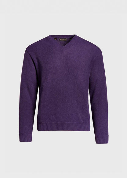 Classic Alpaca Links V-Neck Sweater - Paul Stuart Latest
