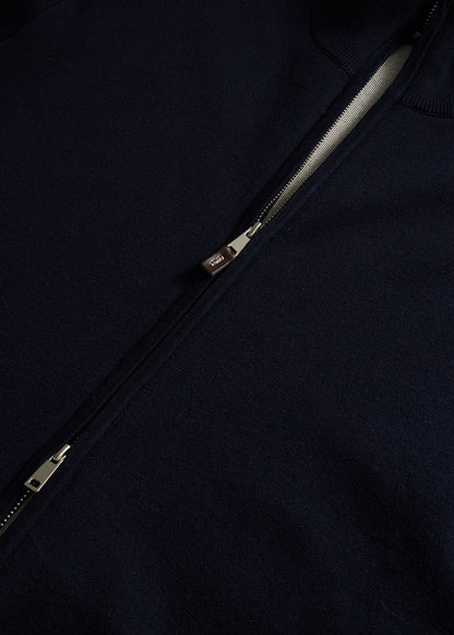 Silk & Cotton Full Zip Cardigan - Paul Stuart New