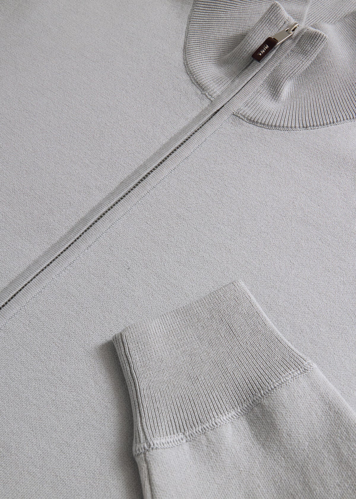 Silk & Cotton Full Zip Cardigan - Paul Stuart Best Seller