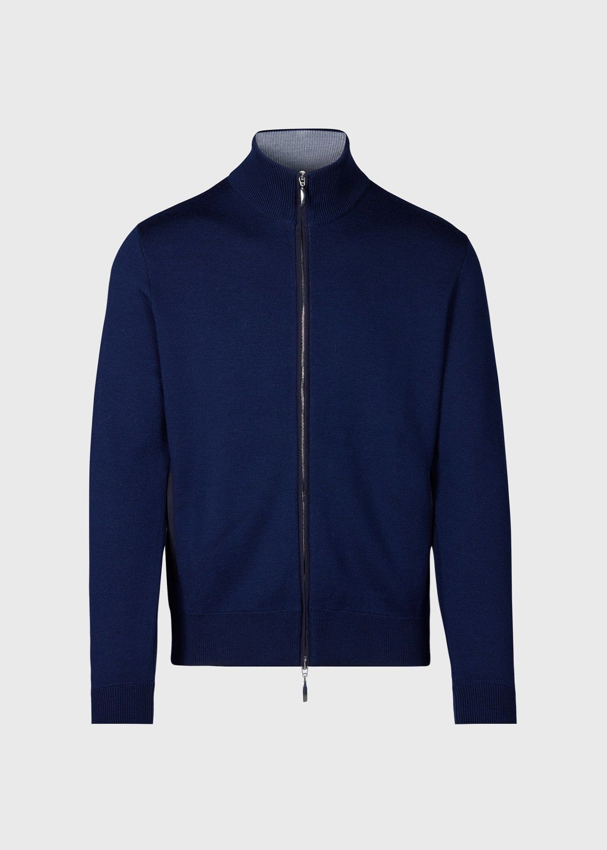 Wool Jersey Zip Cardigan - Paul Stuart Great Value