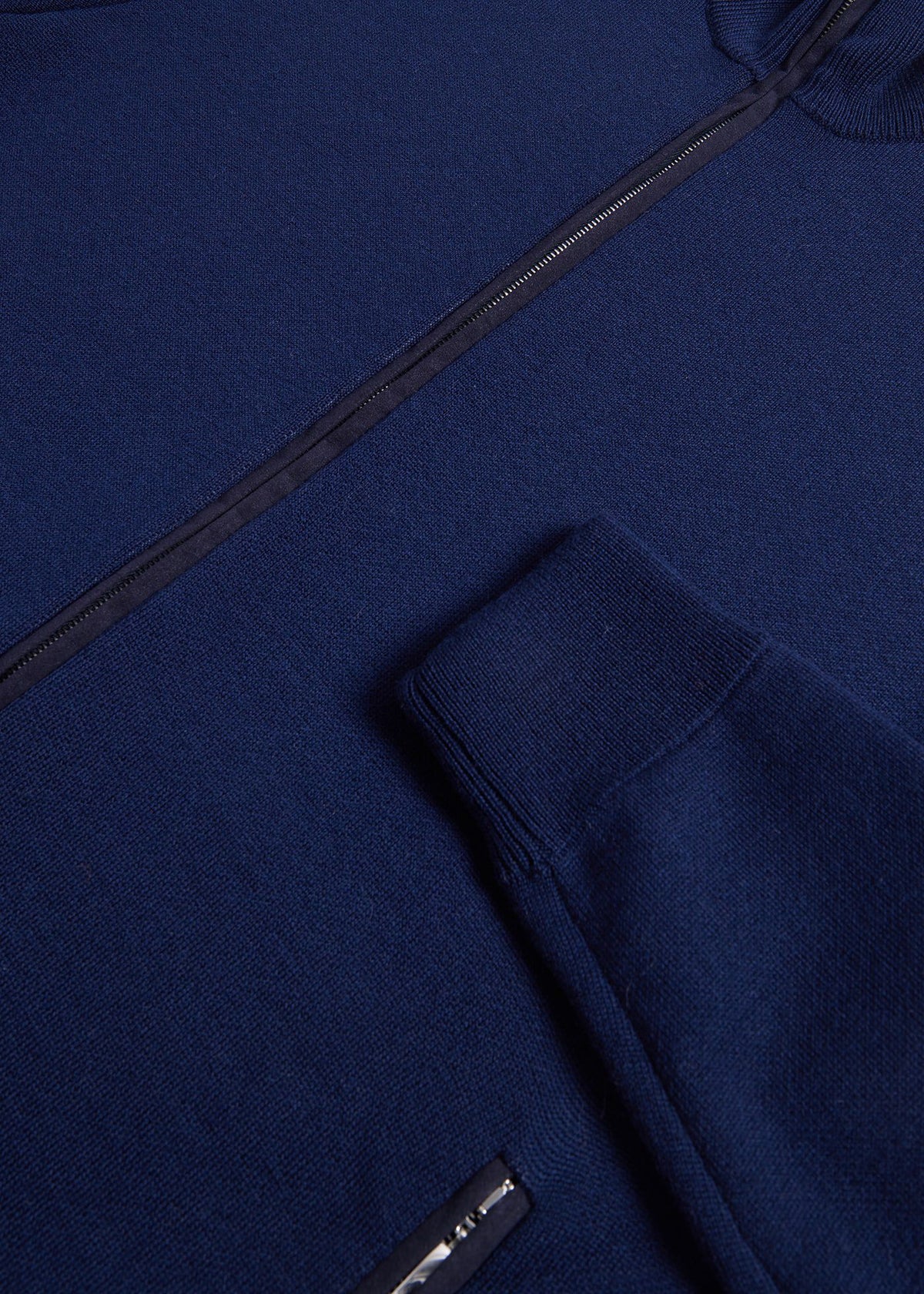 Wool Jersey Zip Cardigan - Paul Stuart Great Value