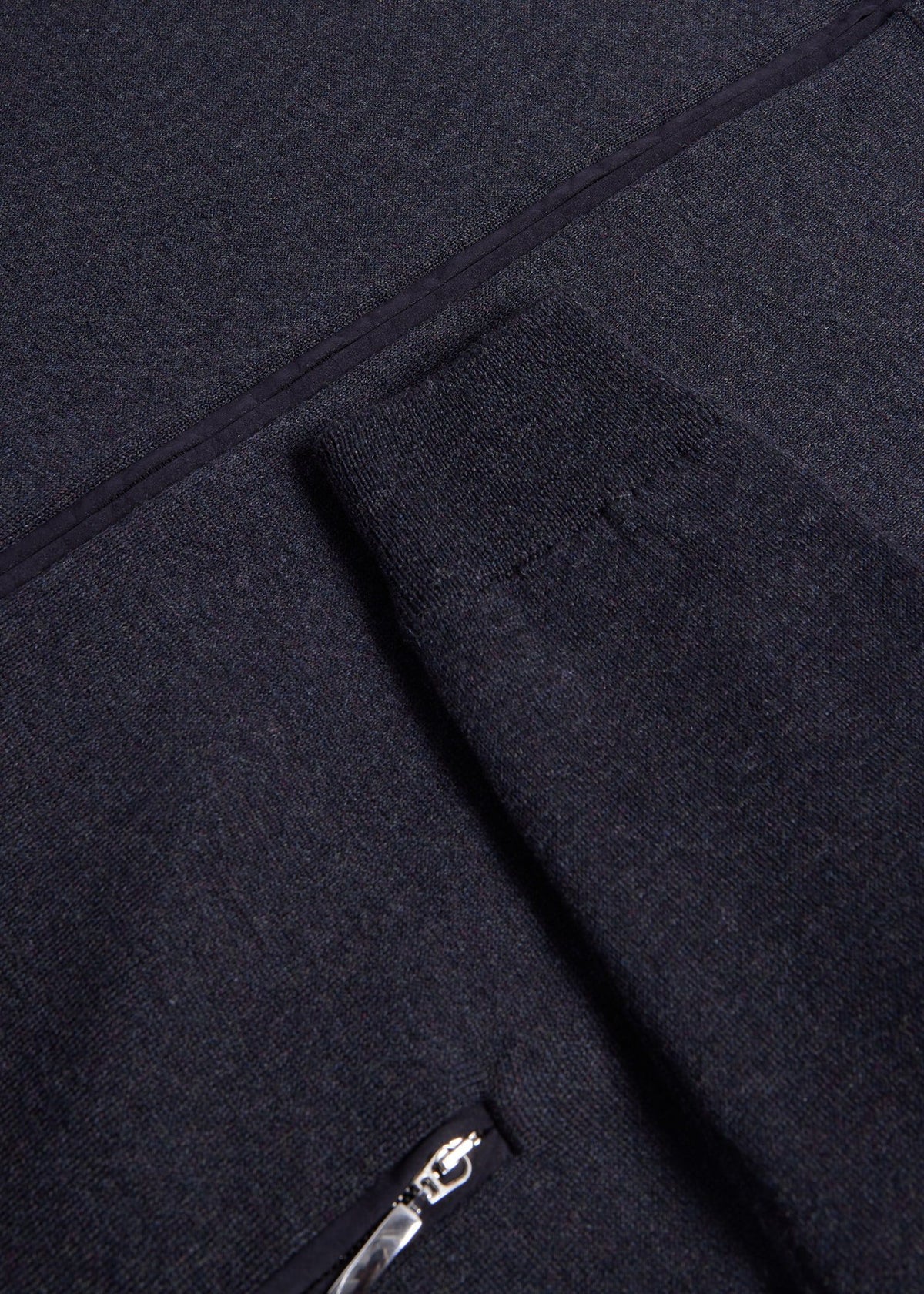 Wool Jersey Zip Cardigan - Paul Stuart Trending