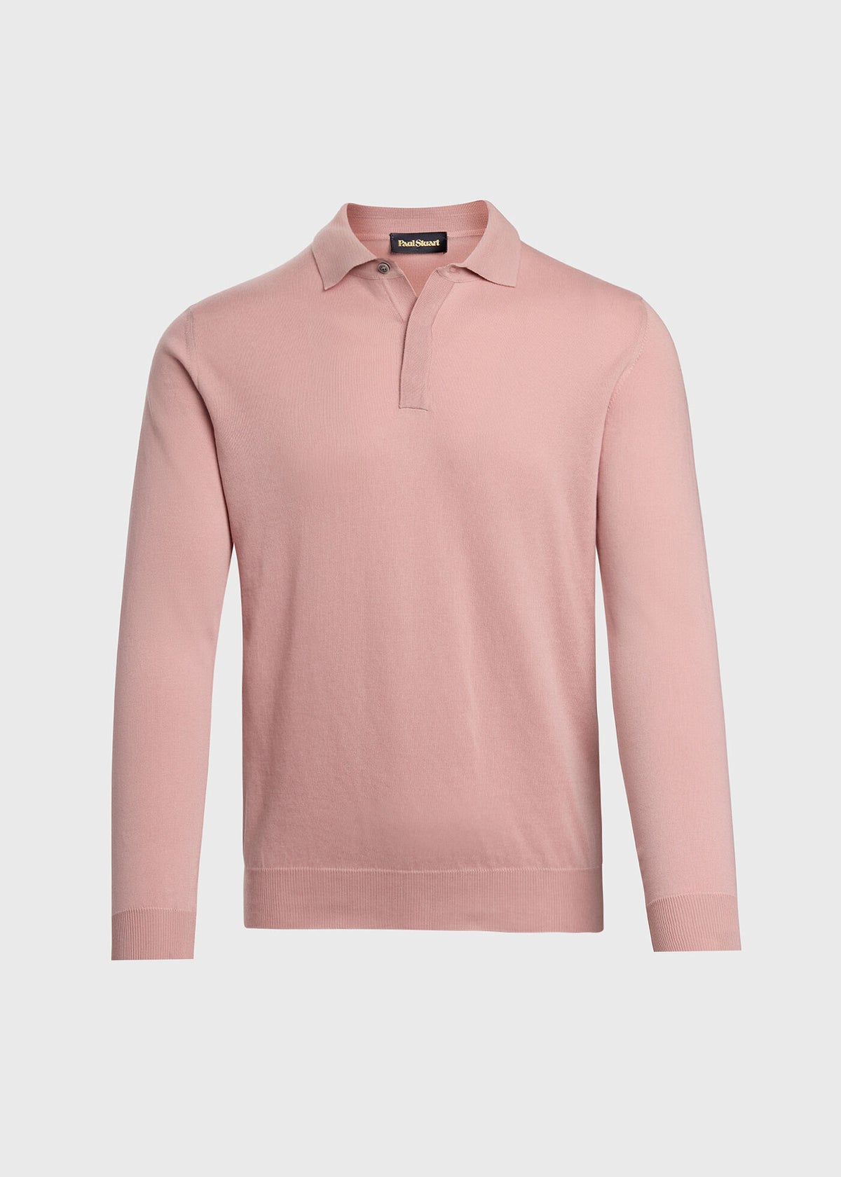 Organic Cotton Long Sleeve Polo - Paul Stuart Everyday