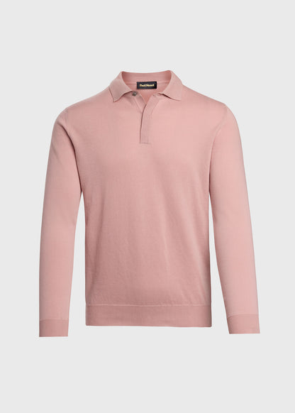 Organic Cotton Long Sleeve Polo - Paul Stuart Everyday