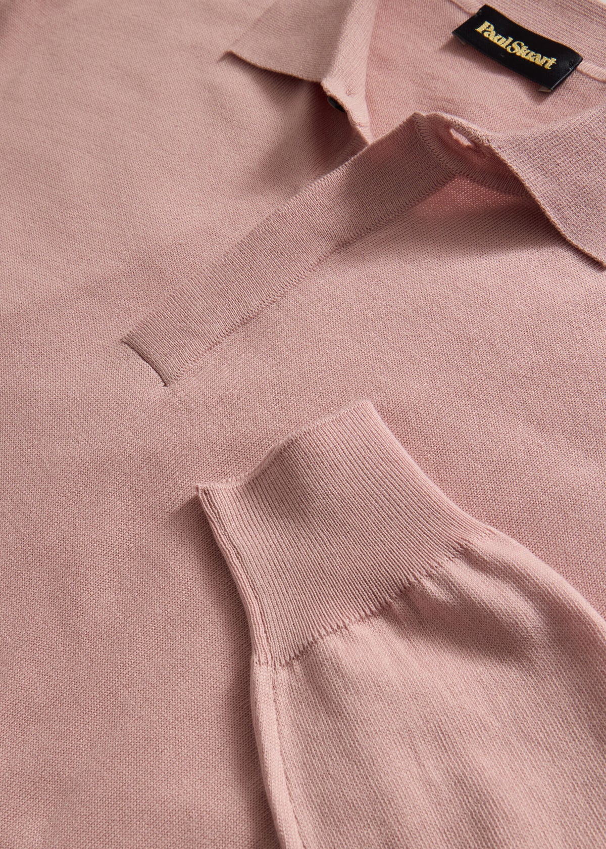 Organic Cotton Long Sleeve Polo - Paul Stuart Everyday
