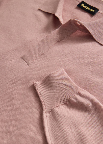 Organic Cotton Long Sleeve Polo - Paul Stuart Everyday