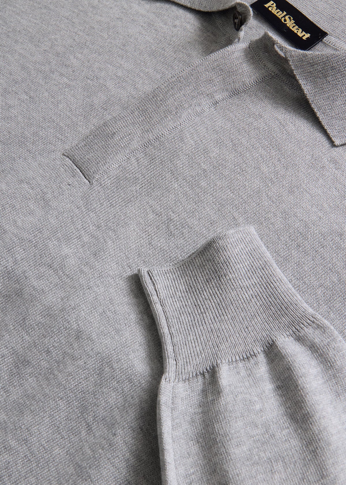 Organic Cotton Long Sleeve Polo - Paul Stuart Exclusive