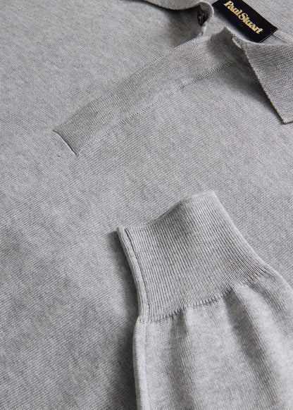 Organic Cotton Long Sleeve Polo - Paul Stuart Exclusive