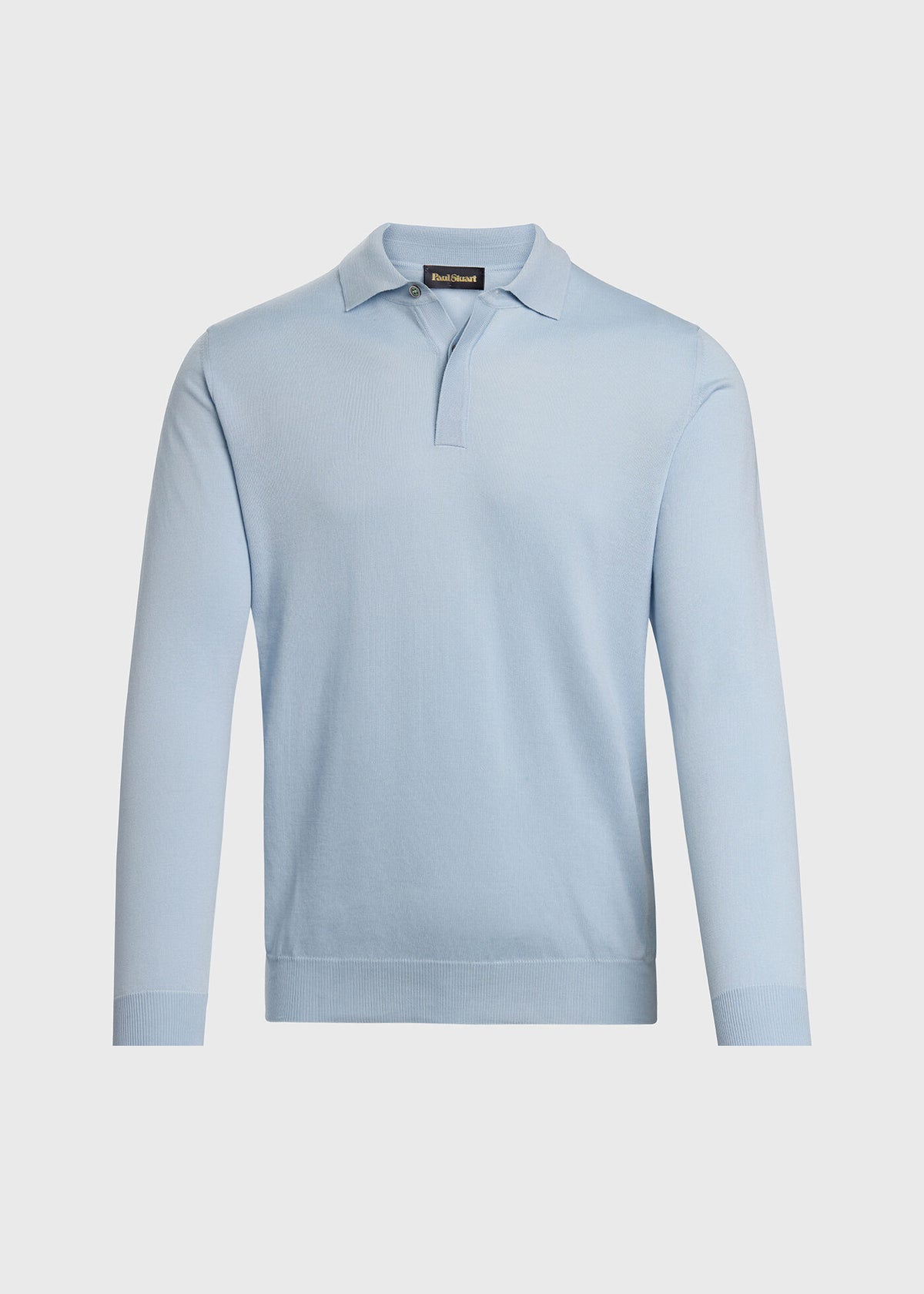 Organic Cotton Long Sleeve Polo - Paul Stuart Discount