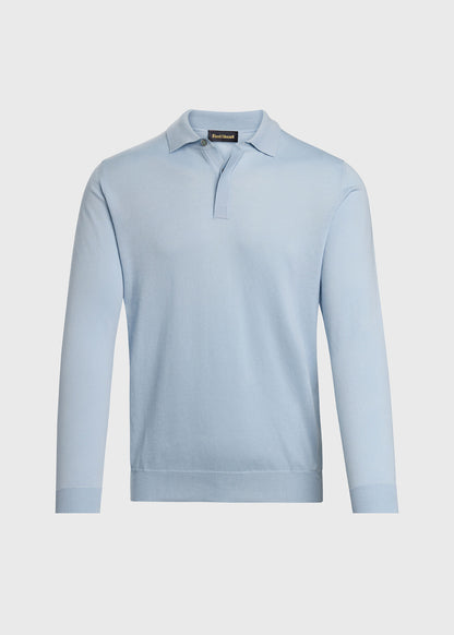 Organic Cotton Long Sleeve Polo - Paul Stuart Discount