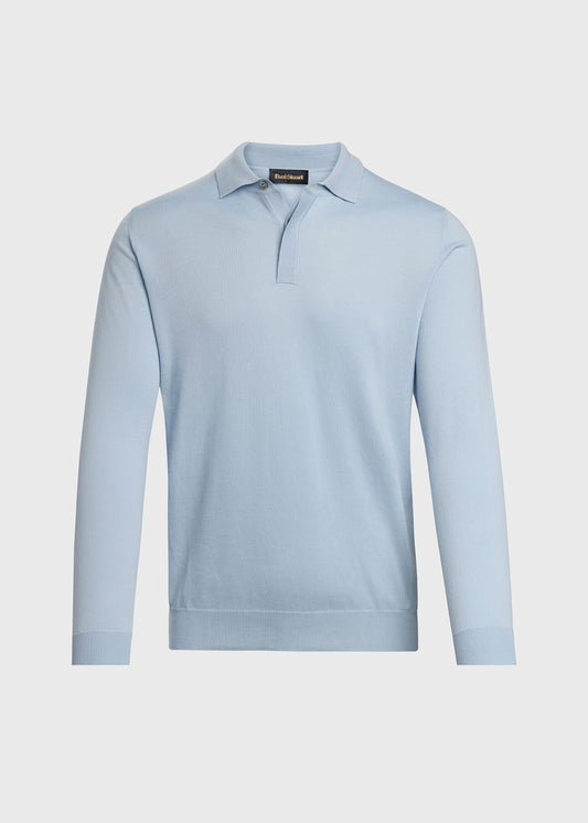 Organic Cotton Long Sleeve Polo - Paul Stuart Discount