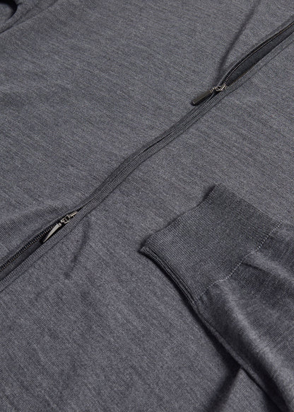 Essential Merino Wool Zip Cardigan - Paul Stuart Trending