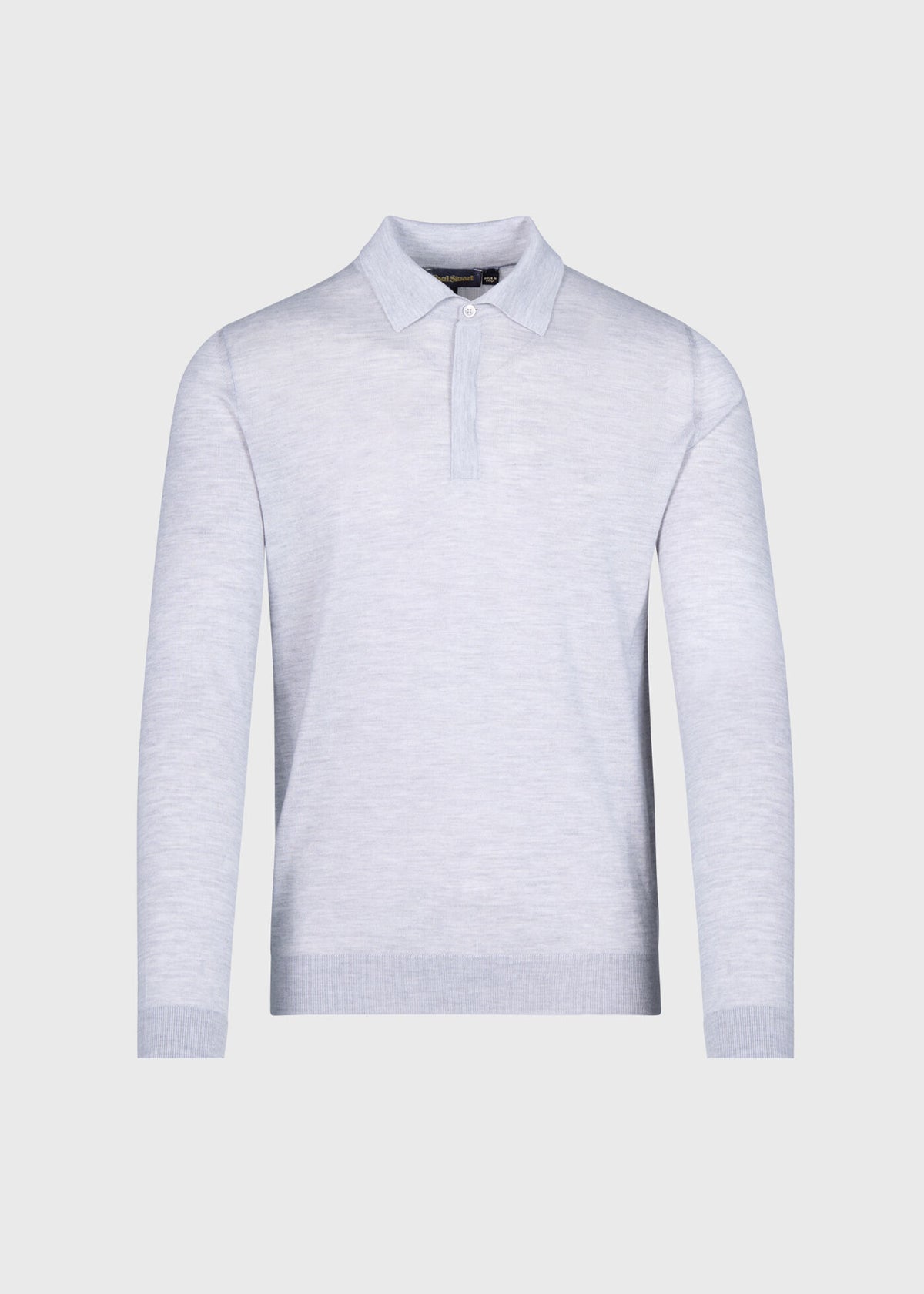 Cashmere & Silk Long Sleeve Polo - Paul Stuart Quality