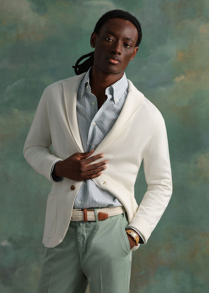 Single Breasted Knit Blazer - Paul Stuart Trending
