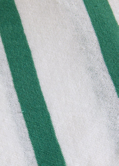 Linen & Cotton Horizontal Stripe Polo - Paul Stuart Quality