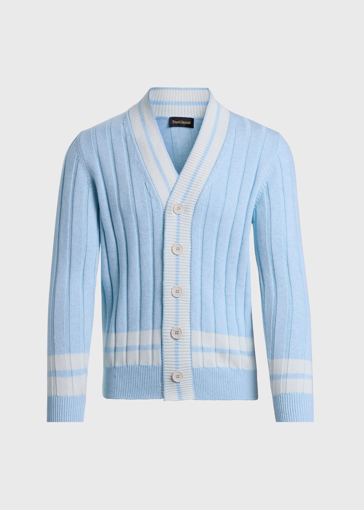 Cotton Cable Knit Tennis Cardigan - Paul Stuart Popular