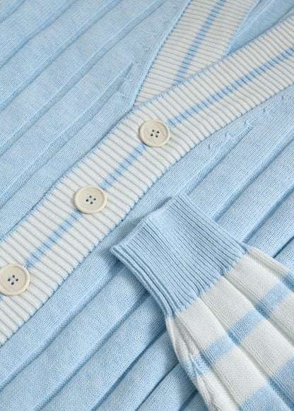 Cotton Cable Knit Tennis Cardigan - Paul Stuart Popular