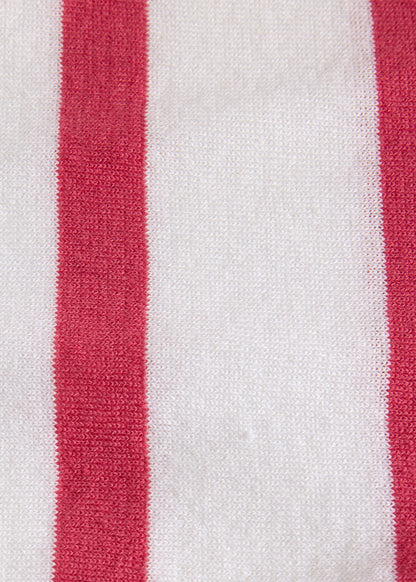 Linen & Cotton Horizontal Stripe Polo - Paul Stuart New