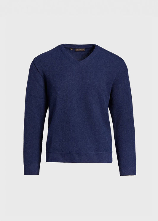 Classic Alpaca Links V-Neck Sweater - Paul Stuart Sale