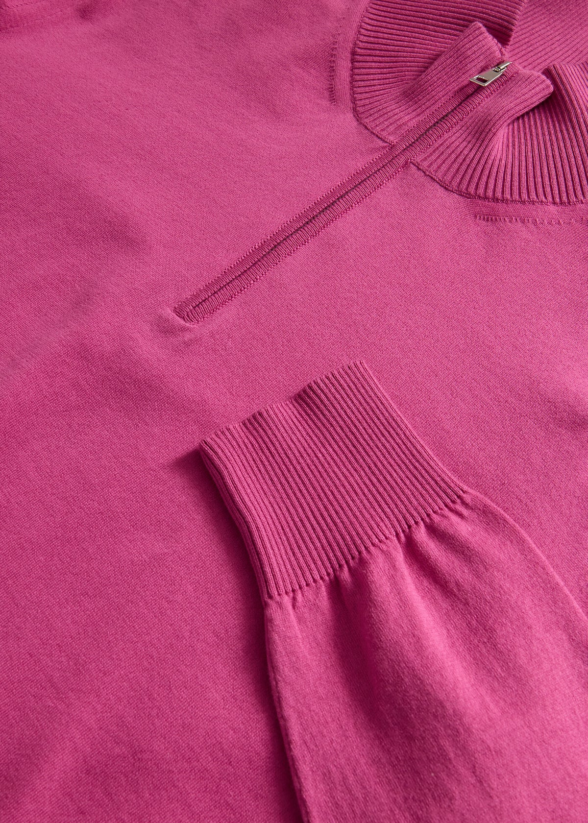 Quarter Zip Cotton Sweater - Paul Stuart Recommended