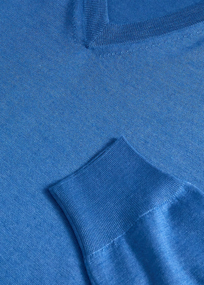 Silk & Cashmere V-Neck Sweater - Paul Stuart Sale