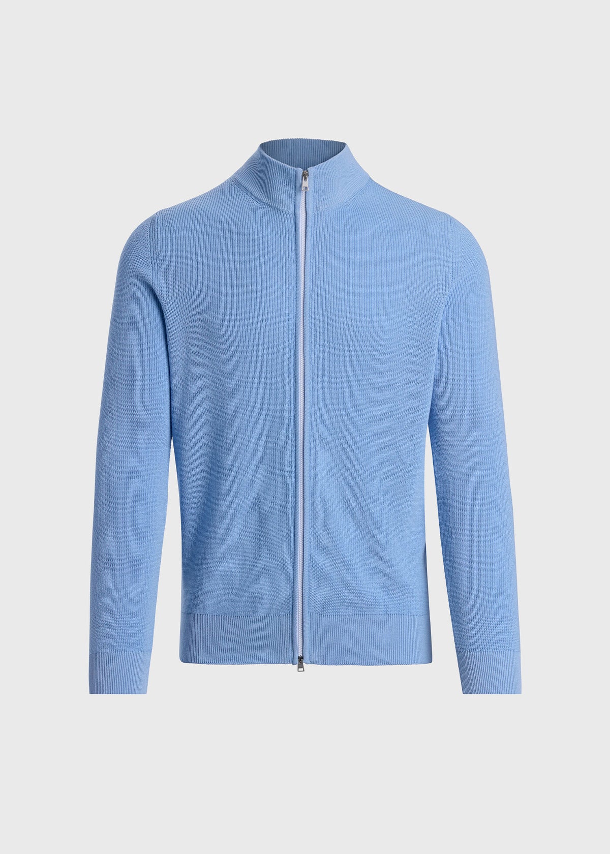 Ribbed Full Zip Cardigan - Paul Stuart Special Offer