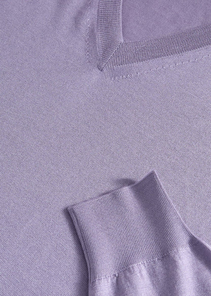 Silk & Cashmere V-Neck Sweater - Paul Stuart Essential
