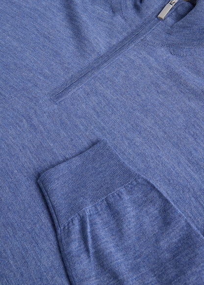 Cashmere & Silk Quarter Zip Pullover - Paul Stuart New