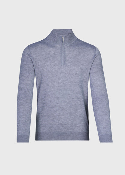 Cashmere & Silk Quarter Zip Pullover - Paul Stuart Exclusive
