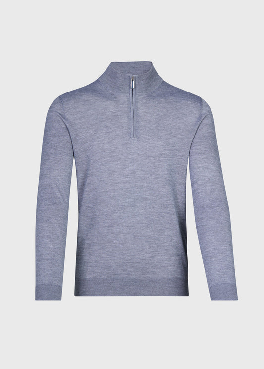 Cashmere & Silk Quarter Zip Pullover - Paul Stuart Exclusive