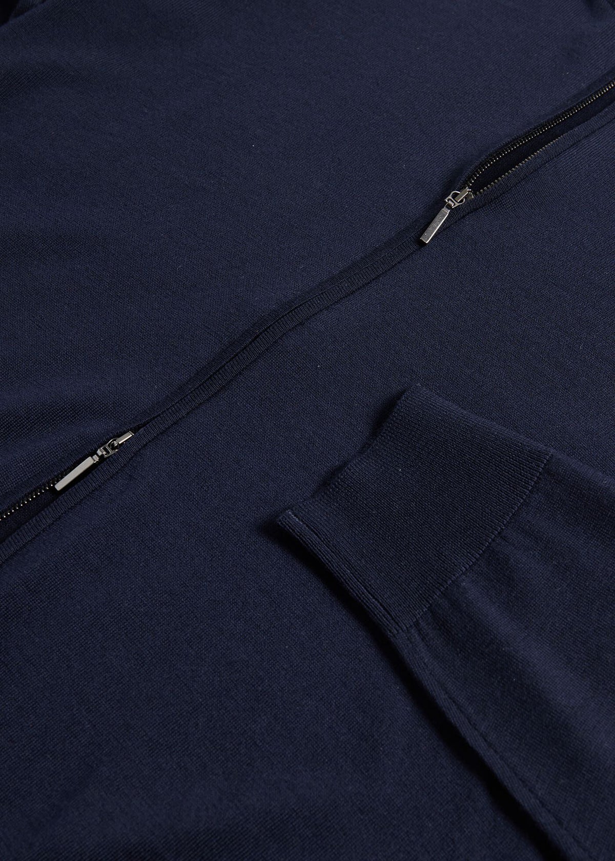 Essential Merino Wool Zip Cardigan - Paul Stuart Featured
