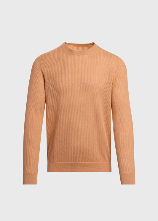 Silk & Cotton Crew Neck - Paul Stuart Classic