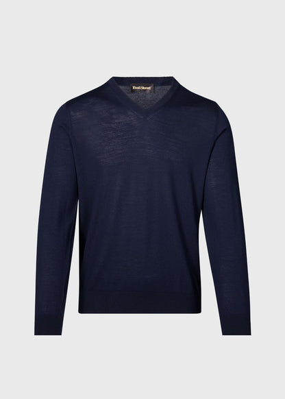 Essential Merino Wool V-neck Sweater - Paul Stuart Signature