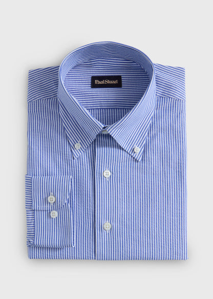 Classic Seersucker Shirt - Paul Stuart Deals