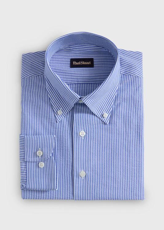 Classic Seersucker Shirt - Paul Stuart Deals