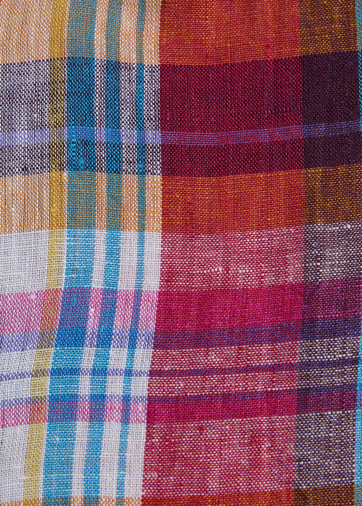 Linen Madras Shirt - Paul Stuart Latest