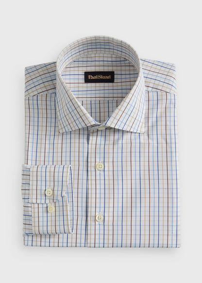 All Year Cotton Tattersall Sport Shirt - Paul Stuart Signature