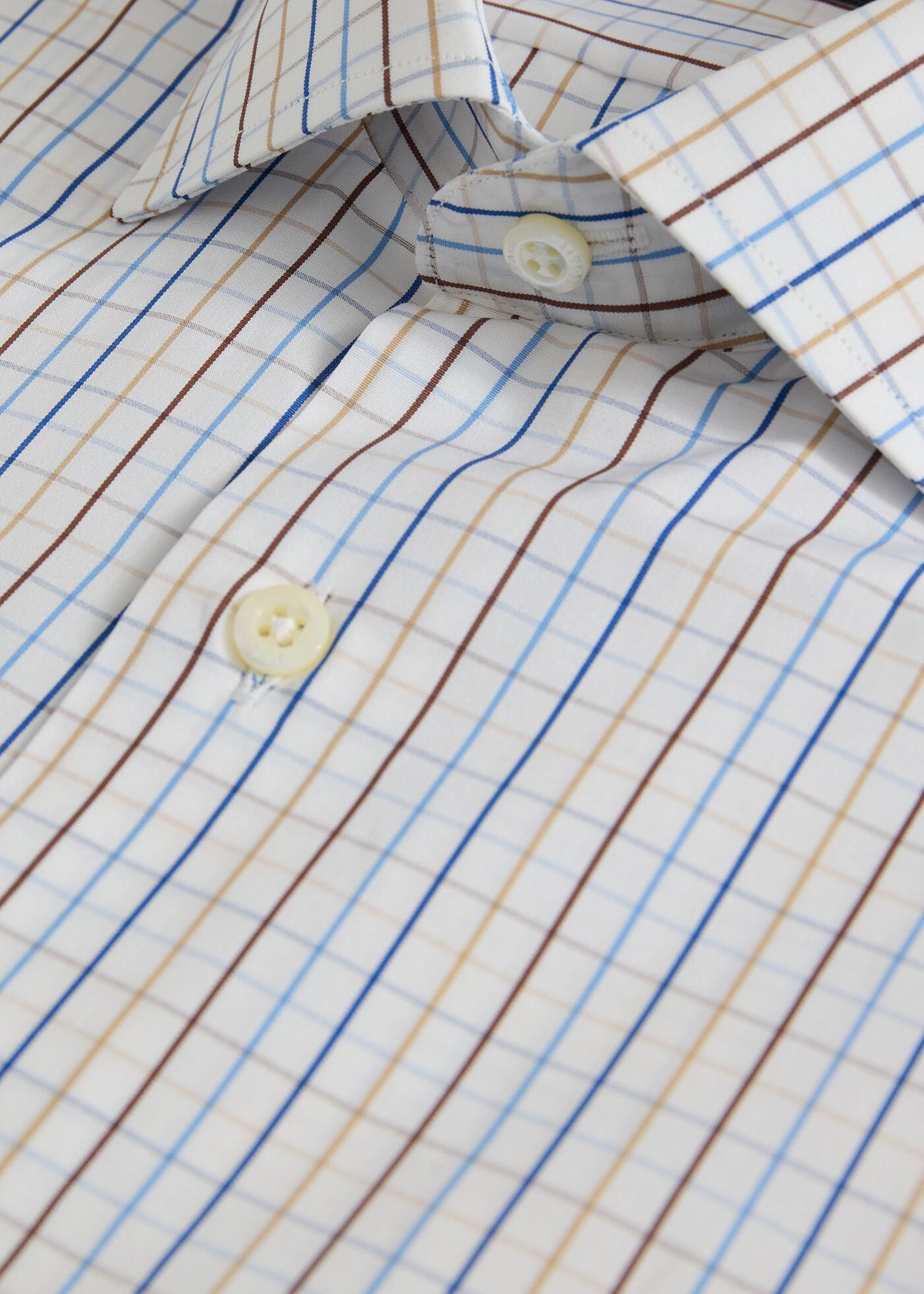 All Year Cotton Tattersall Sport Shirt - Paul Stuart Signature