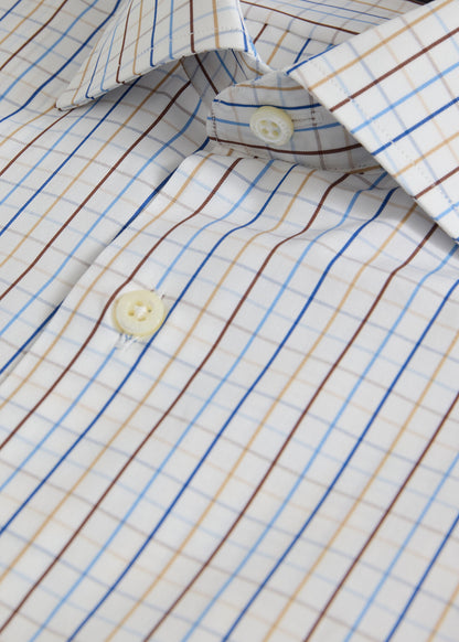 All Year Cotton Tattersall Sport Shirt - Paul Stuart Signature