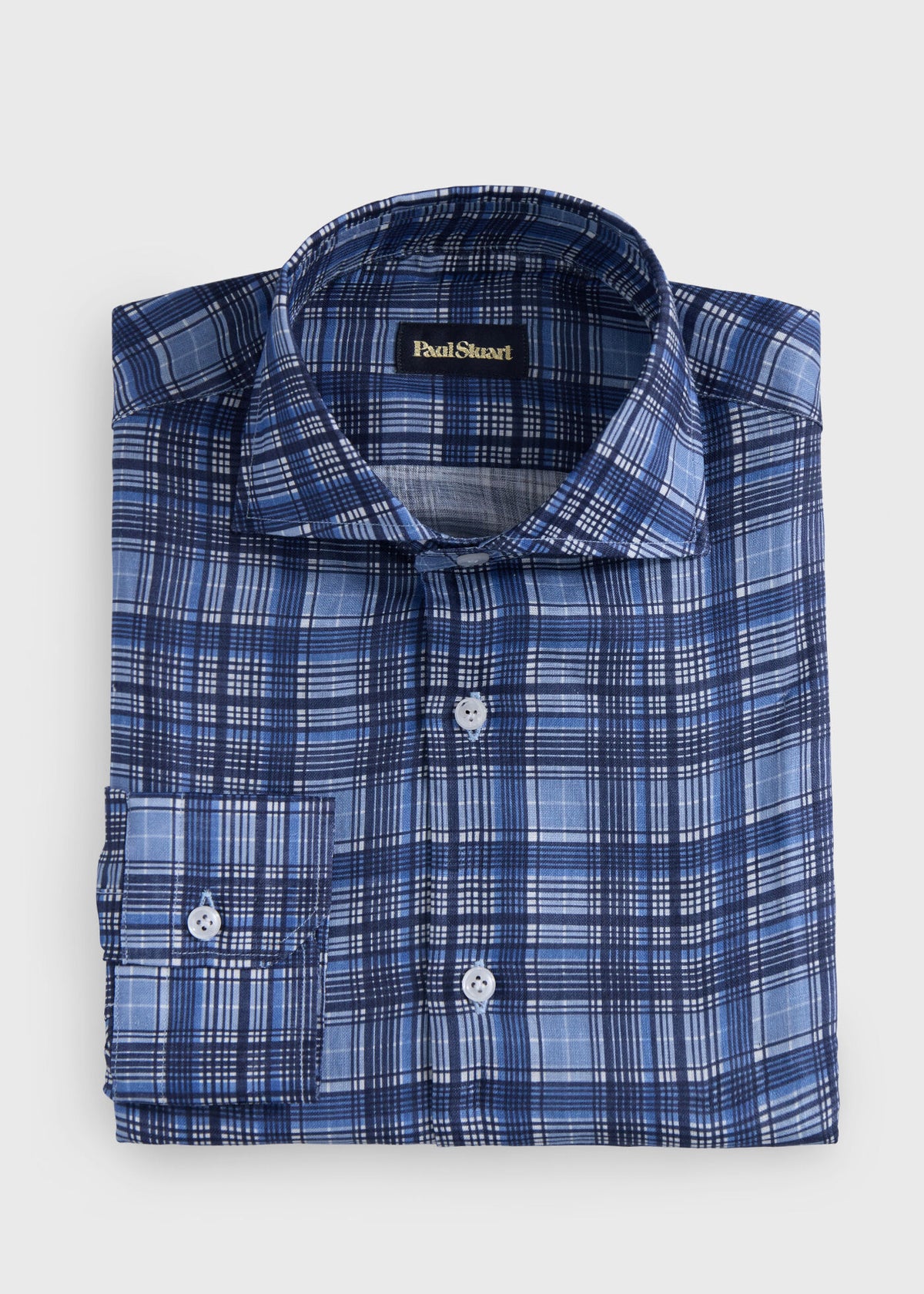 Linen Flannel Sport Shirt - Paul Stuart Quality