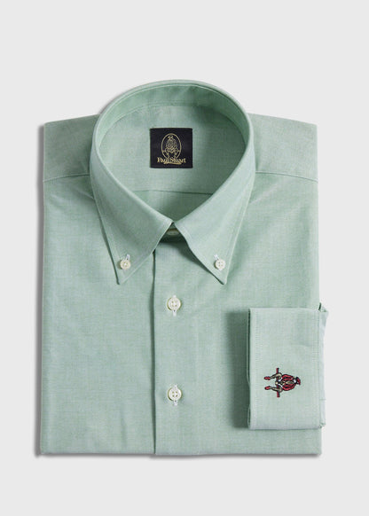 Cotton Oxford Logo Sport Shirt - Paul Stuart Smart Buy