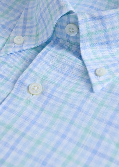 Linen Plaid Shirt - Paul Stuart Featured