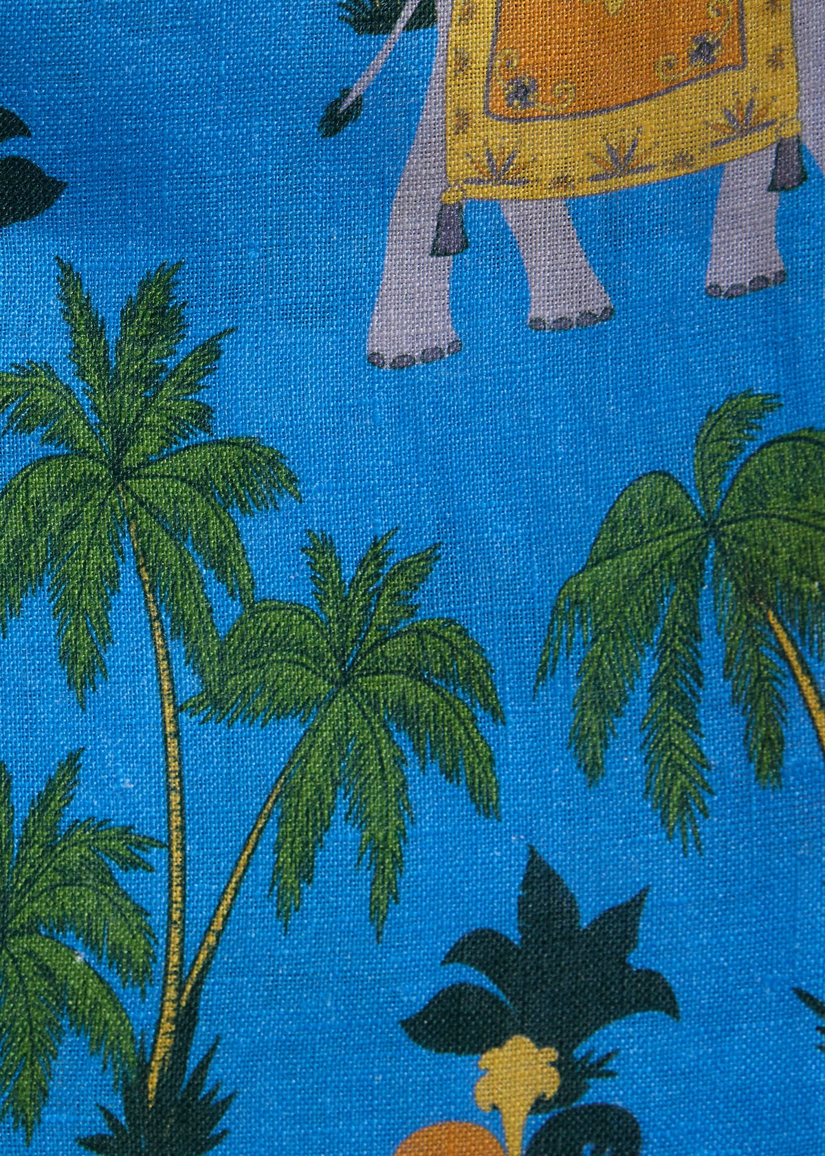 Linen Tropical Print Sport Shirt - Paul Stuart New